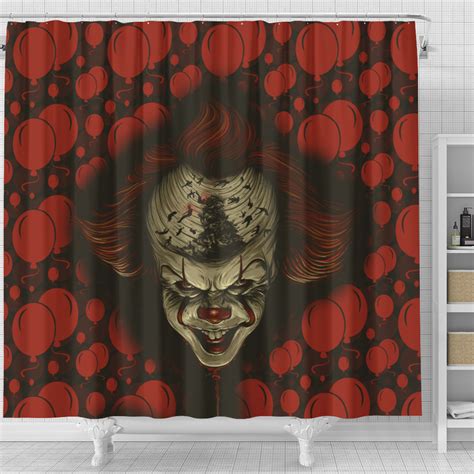 horror film shower curtain